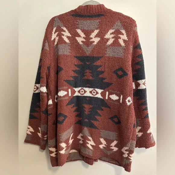 VICI Women’s Aztec Pattern Cardigan Sweater - Picture 4 of 6